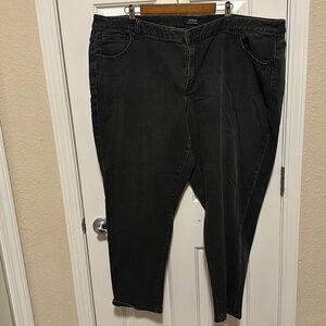 Faded Black Plus Size Venezia Skinny Jeans
